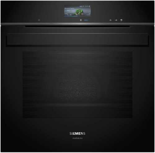 Indbygningsovn med damp 71l EcoClean m/disp A+ - Siemens iQ700 - HS936GCB1
